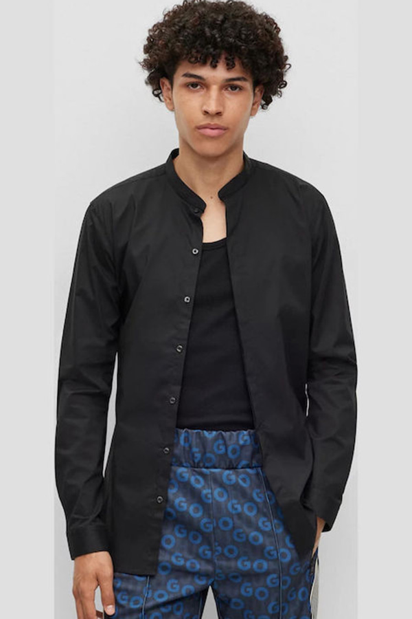 ΠΟΥΚΑΜΙΣΟ HUGO - 001 ΜΑΥΡΟ